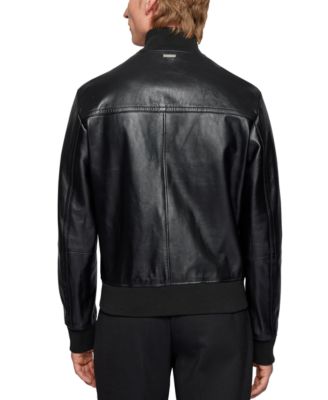 hugo boss lambskin jacket