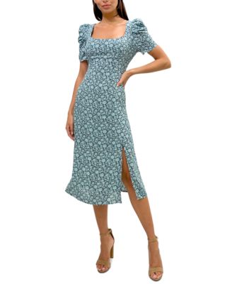 macys midi dresses with sleeves