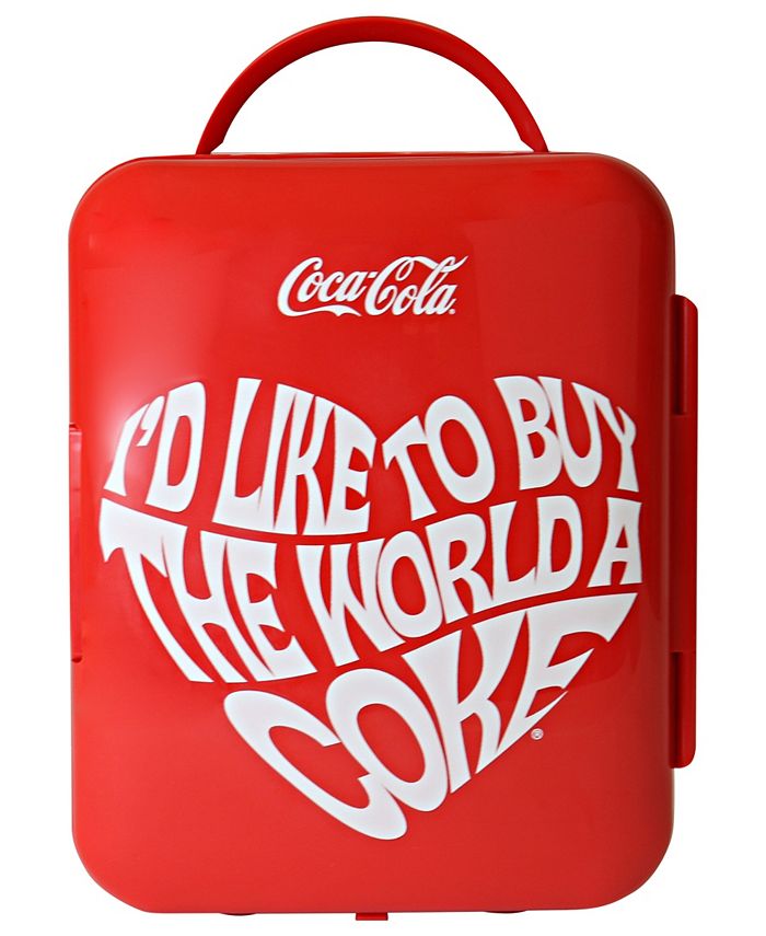 CocaCola World 1971 Series Portable 6 Can Thermoelectric Mini Fridge Macy's