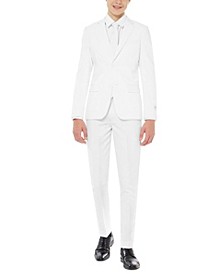 Teen Boys White Knight Solid Suit