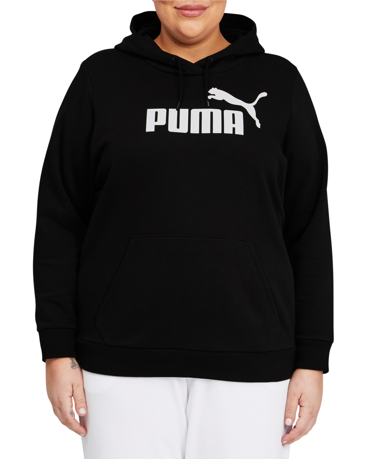 Puma Plus Size Logo Hoodie