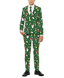 Big Boys 3-Piece Santa Boss Christmas Suit Set