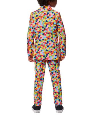 Toddler and Little Boys 3-Piece Confetteroni Party Suit Set