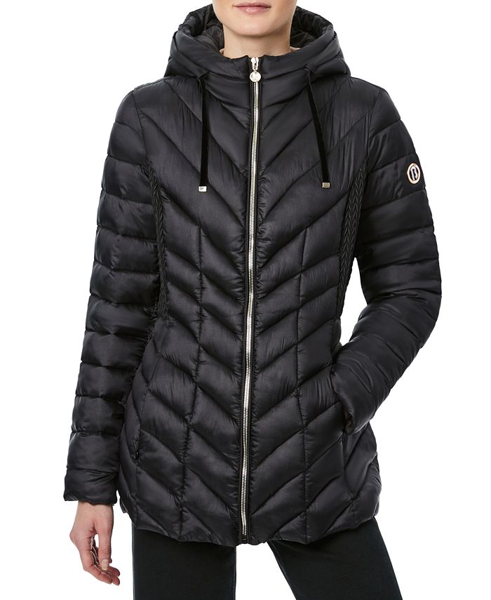 Bernardo Hooded Quilted Packable Puffer Coat & Reviews Coats & Jackets Women Macy's