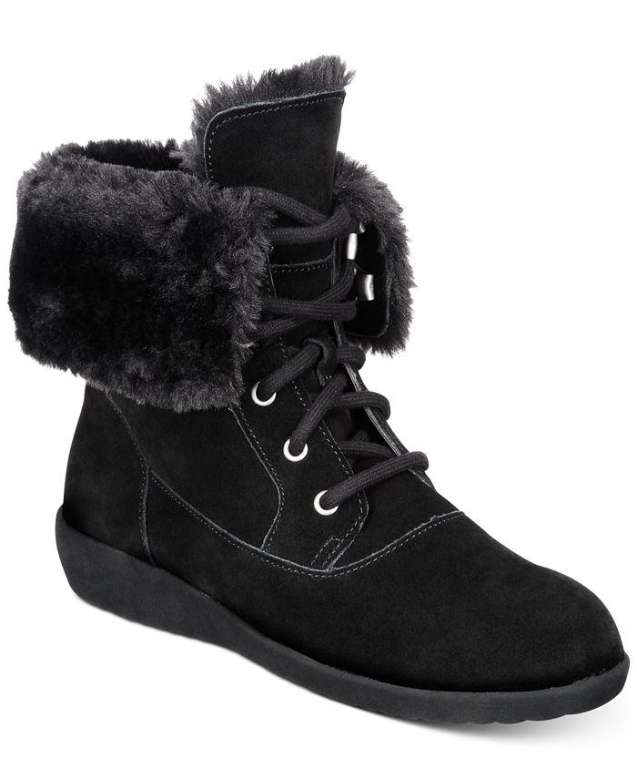Style & CoAngiee Lace-Up Cold Weather BootsBlack 