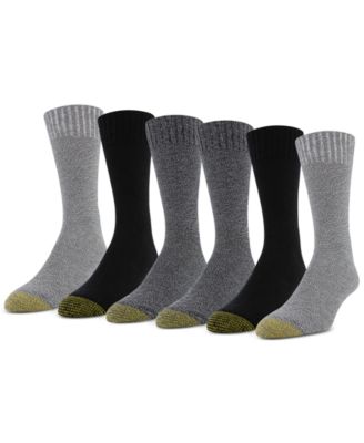Gold Toe - Men's Six-Pack Hudson Crew Socks
