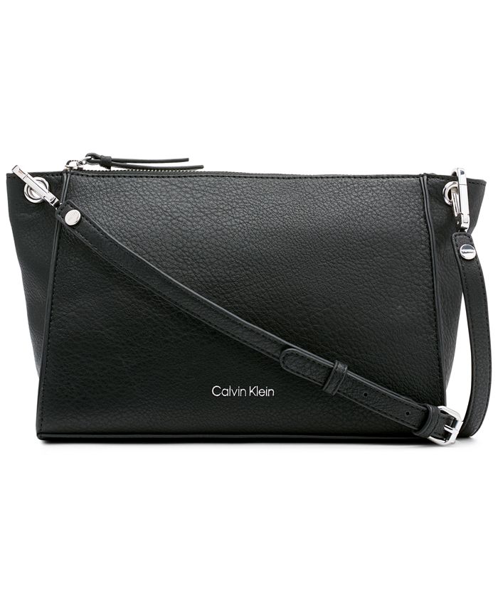 De vreemdeling Stimulans het einde Calvin Klein Garnet Top Zipper Crossbody Bag & Reviews - Handbags &  Accessories - Macy's