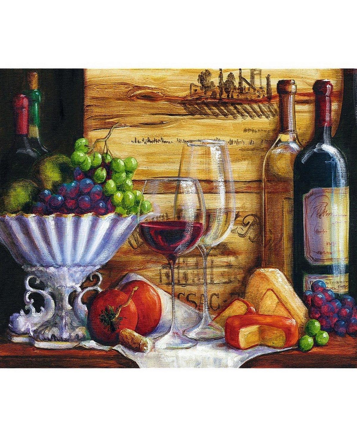 Shop Trefl Jigsaw Puzzle In The Vineyard By Malenda Trick, 1500 Pieces In Multicolor