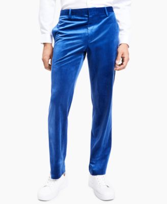 macys mens velvet pants