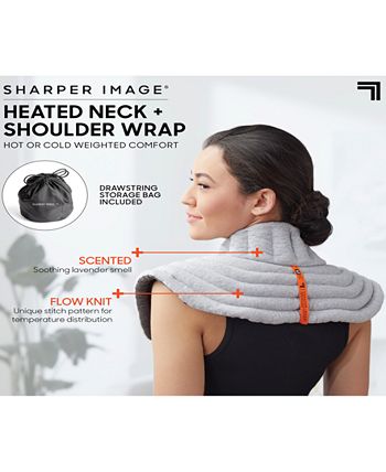 SHARPER IMAGE ~ Neck and Shoulder Shiatsu Massager With Soothing Heat  Therapy