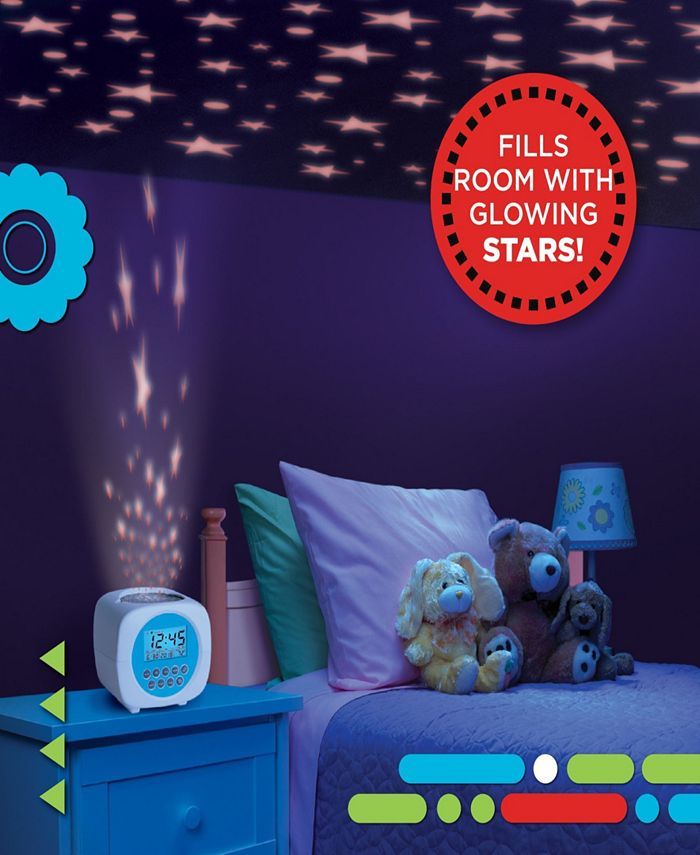 Discovery Kids Moon & Stars Projection Alarm Clock & Sound Machine Macy's