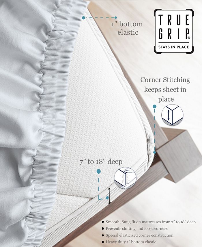 Purity Home Solid 400 Thread Count Twin Sheet Set, 3 Pieces & Reviews