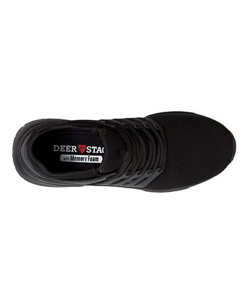 DEER STAGS Men's Cortez Memory Foam Non-Marking Water Repellant