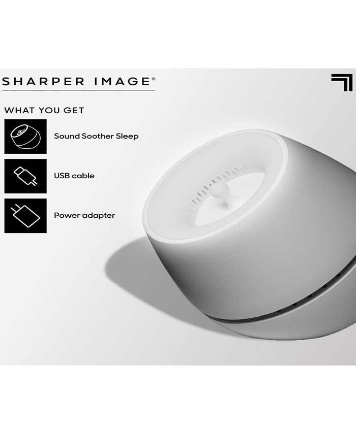 Sharper Image CLOSEOUT! Sound Soother Noise Machine with LED Glow Macy's