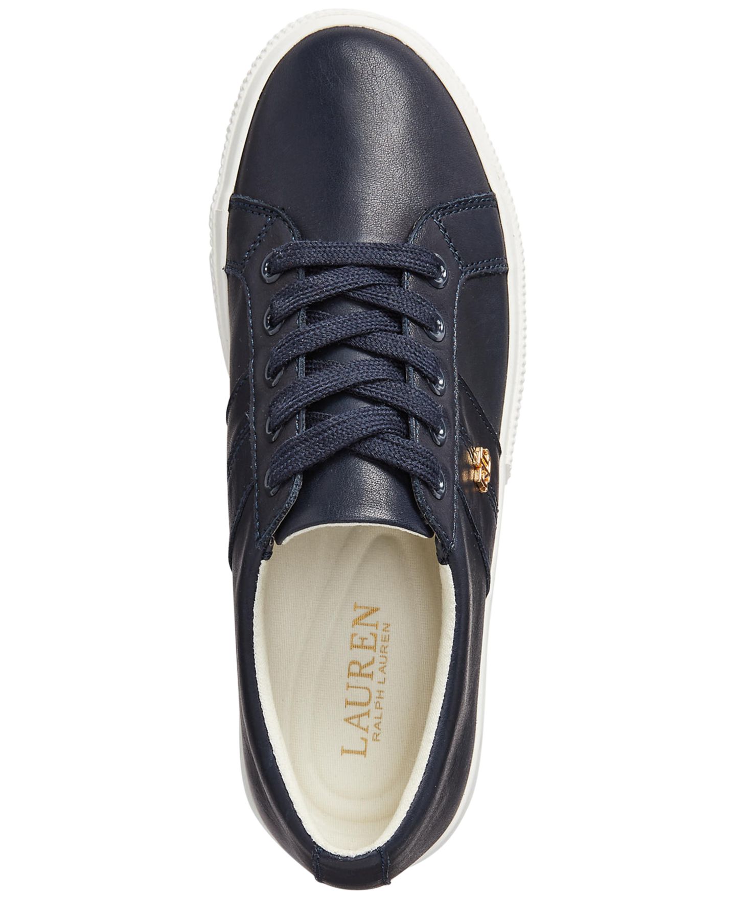 Женские кроссовки Lauren Ralph Lauren Janson Lace-Up, цвет: Тёмно-синий — фото 4