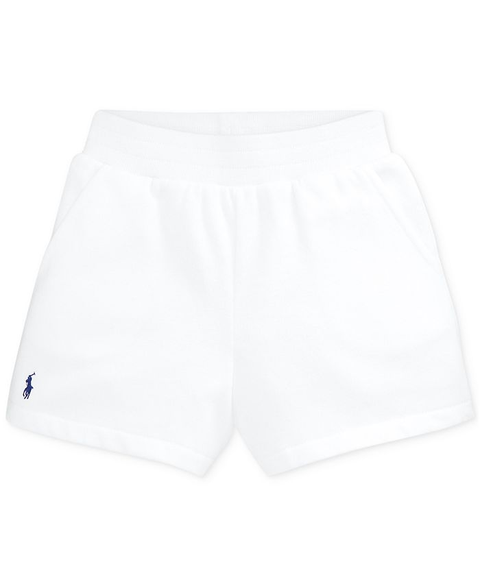 Polo cotton discount blend fleece shorts