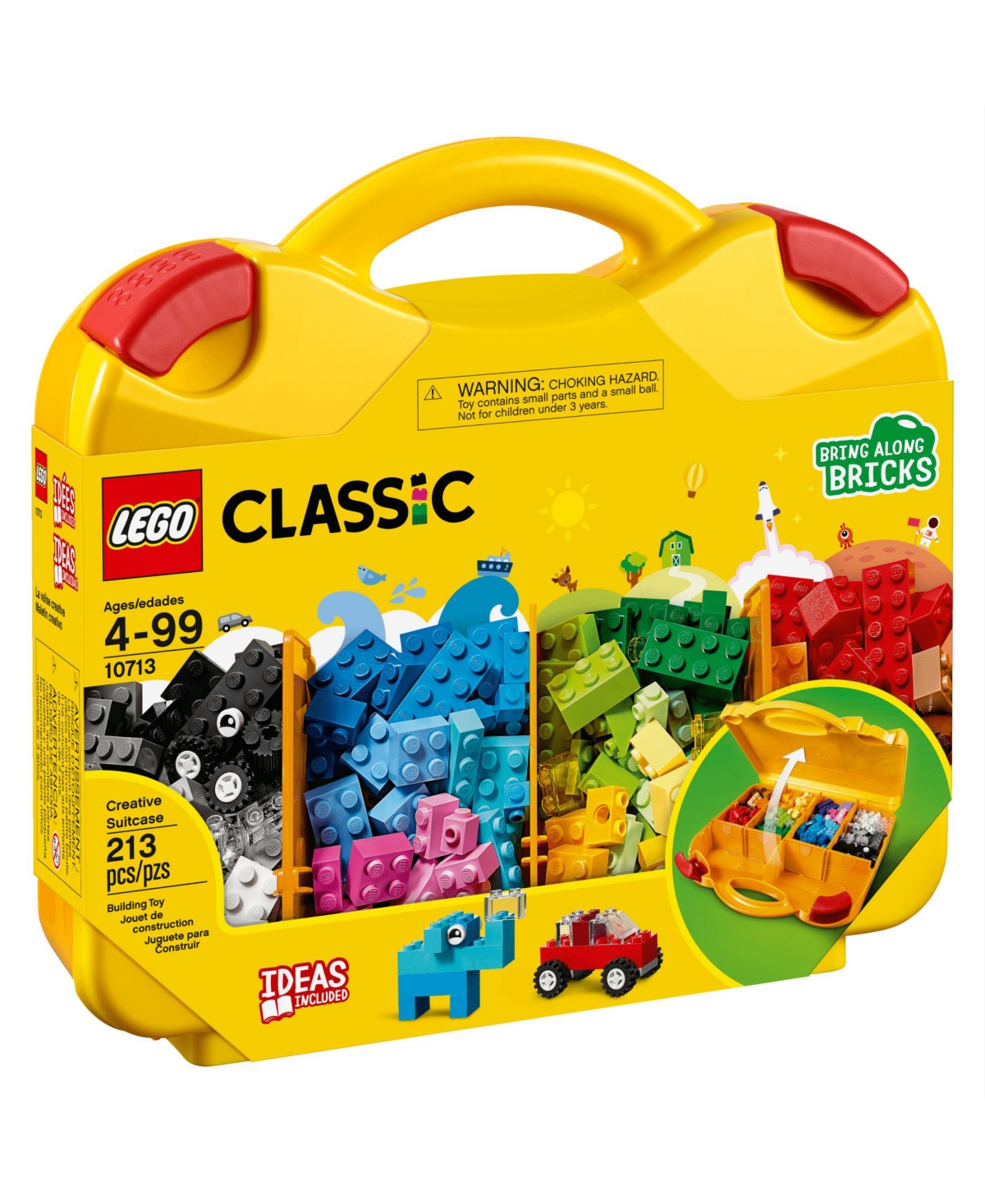 Shop Lego Classic 10713 Creative Suitcase Toy Bring Along Bricks Building Set In No Color