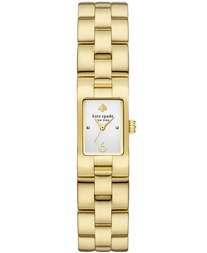 kate spade new york Women's Brookville Gold-Tone Stainless Steel Bracelet  Watch, 16mm - Macy's