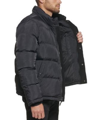 Stand Collar Quilted Puffer Jacket 
