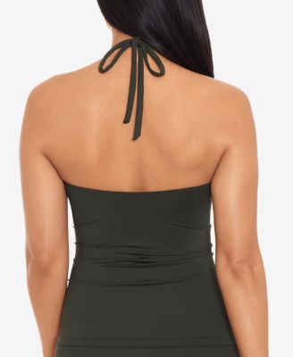 High Neck Halterkini Top