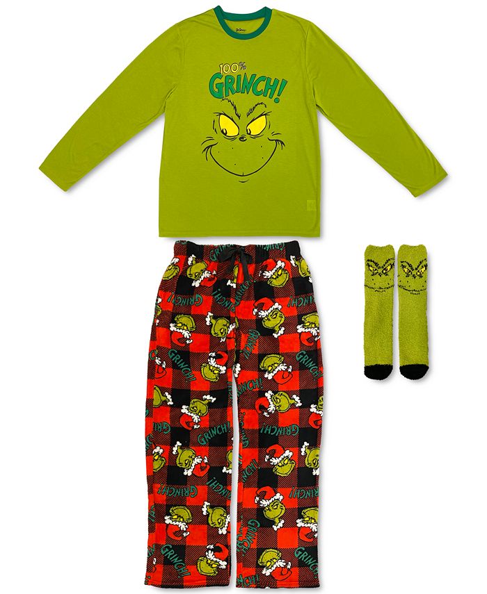 The Grinch Matching Men's Grinch Family Pajama Set Macy's