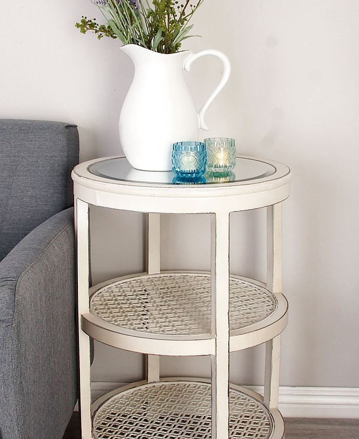 Rosemary Lane Farmhouse Accent Table Macy's