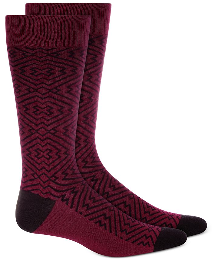 Alfani Men's Swirl Pattern Dress Socks, Created for Macy's Macy's