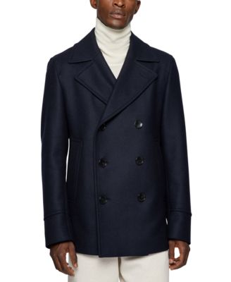 boss peacoat