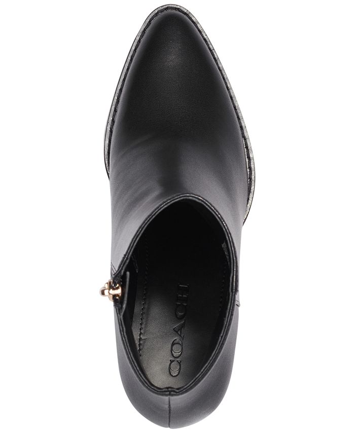 COACH Women's Pacey PointedToe Booties & Reviews Booties Shoes