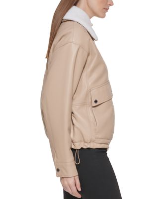 kenneth cole leather jacket womens