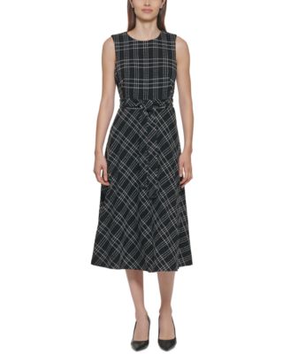 calvin klein midi sheath dress