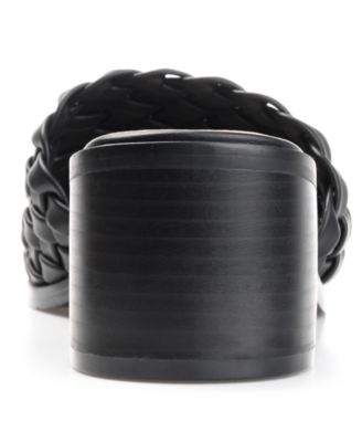 Women's Fylicia Woven Block Heel Slide Sandals