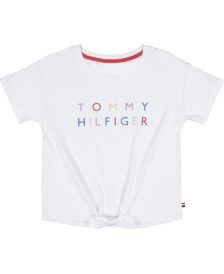 Big Girls Multi Color Tommy T-shirt