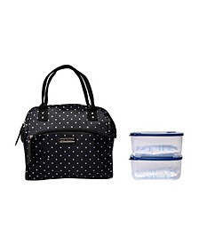 Leah Wide Mouth Lunch Tote Bag, Set of 3