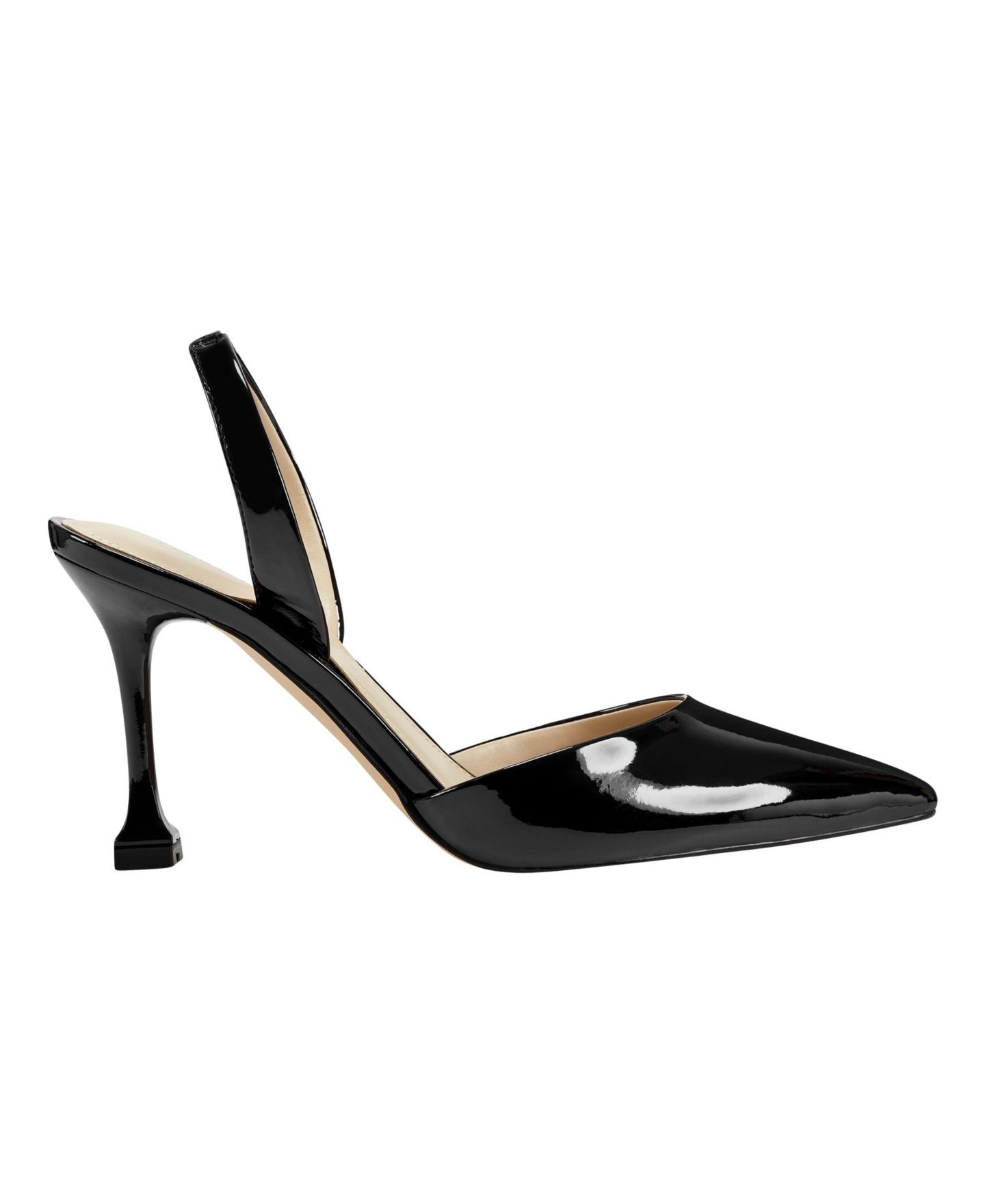 Женские туфли Marc Fisher Hadya Slingback Stiletto Pumps, цвет: Чёрный лаковый — фото 2