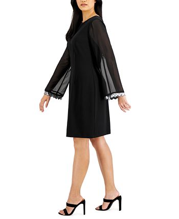 Macy's long online sleeve cocktail dresses