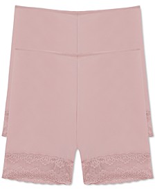 Women's 2-Pk. Bliss Perfection Lace-Trim Shorts Underwear 785154P2