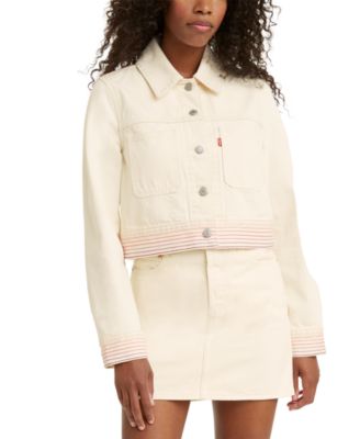 macys levis jean jacket womens