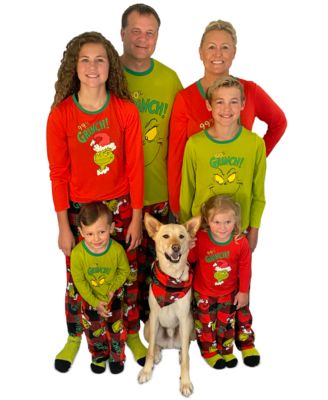 grinch family pajama pants