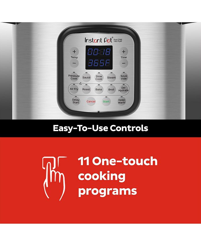 Instant Pot Duo Crisp 11in1 Air Fryer and Electric Pressure Cooker
