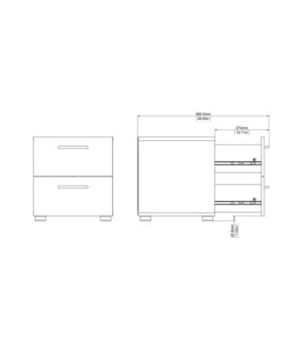 Austin 2-Drawer Nightstand