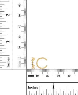 Cubic Zirconia Floral Twisted Ear Cuffs