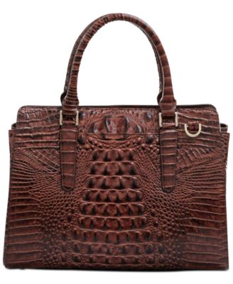 Finley Medium Leather Satchel Bag