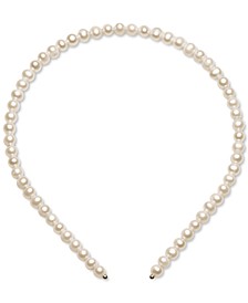 Cultured Freshwater Pearl 6-7mm Headband in Sterling Silver, Created for (Also Available in Pink or Grey)