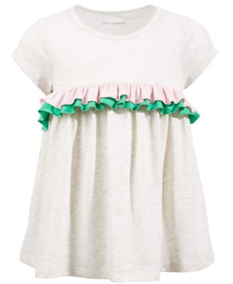 First Impressions Toddler Girls Ruffle Tunic, Created for Macy's - Macy's