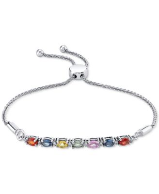 macy's sapphire and diamond bracelet