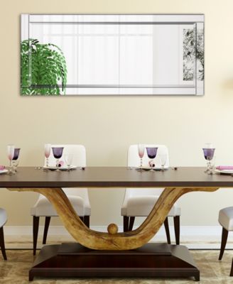 Moderno Beveled Rectangle Wall Mirror, 54" x 24" x 1.18"