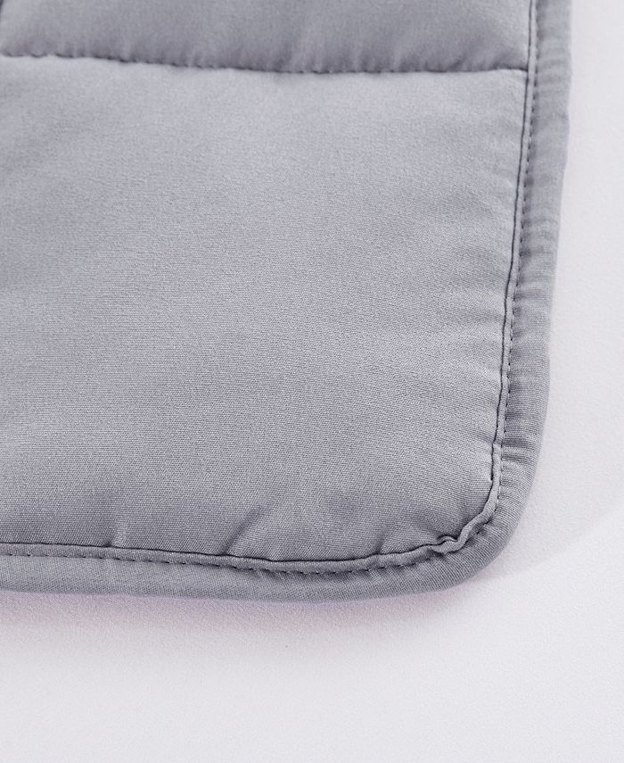 PUR & CALM SILVADUR Antimicrobial Microfiber Weighted Blanket, 12 lb