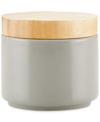 Ceramic Stacking Spice Box Set with Lid, 2-Piece