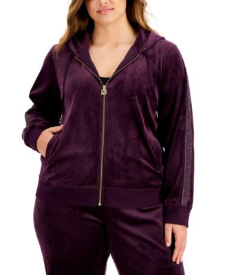 Calvin klein velour tracksuit on sale